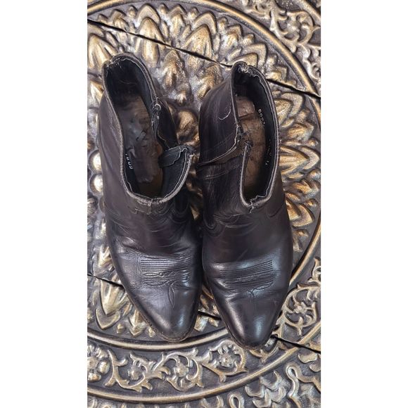 Mens Cowboy ankle boots 10.5 - Picture 5 of 8